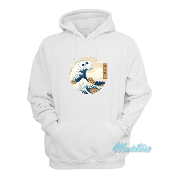 Great Wave Of Kanagawa Cookie Monster Hoodie