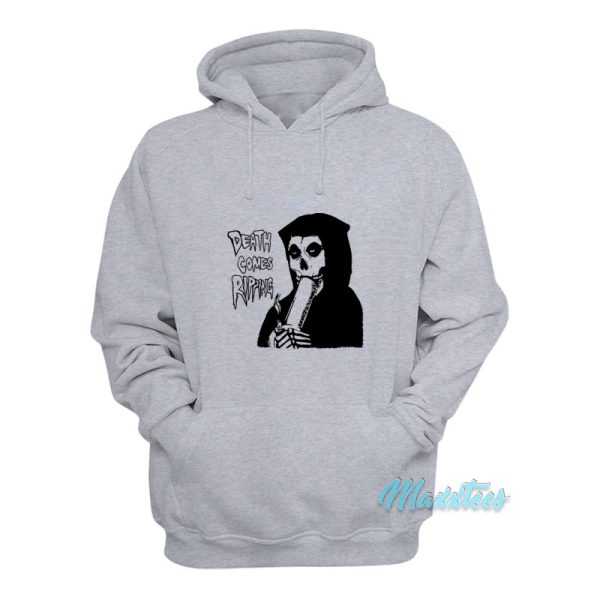 Grim Reaper Death Comes Ripping Hoodie