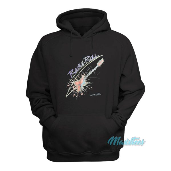 Guitar Rock N Roll By Wild Oats Hoodie