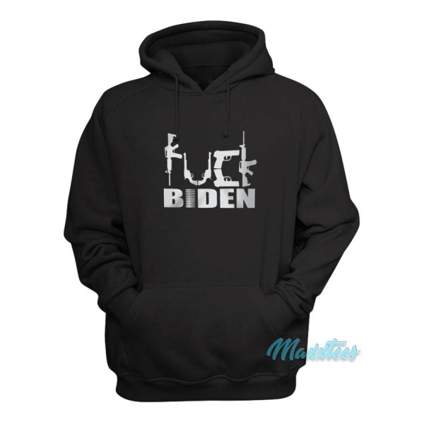 Gun Fuck Biden Hoodie