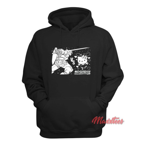 Gundam VS Hello Kitty Hoodie