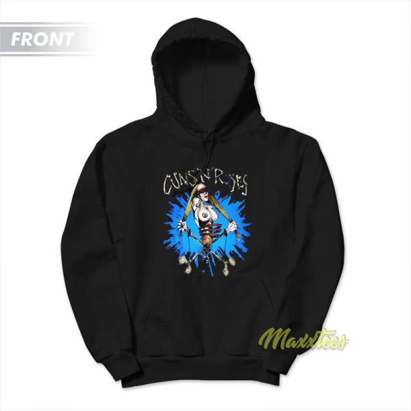 Guns N Roses Pretty Tied Up Euro Tour 1992 Hoodie