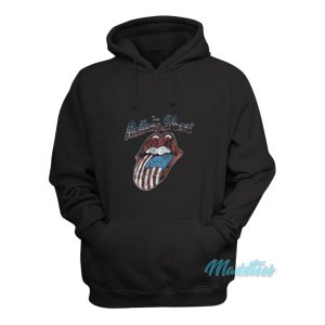Harry Styles Rolling Stones American Flag Hoodie 1