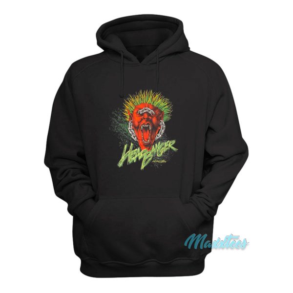 Headbanger Rock N Roll By Wild Oats Hoodie