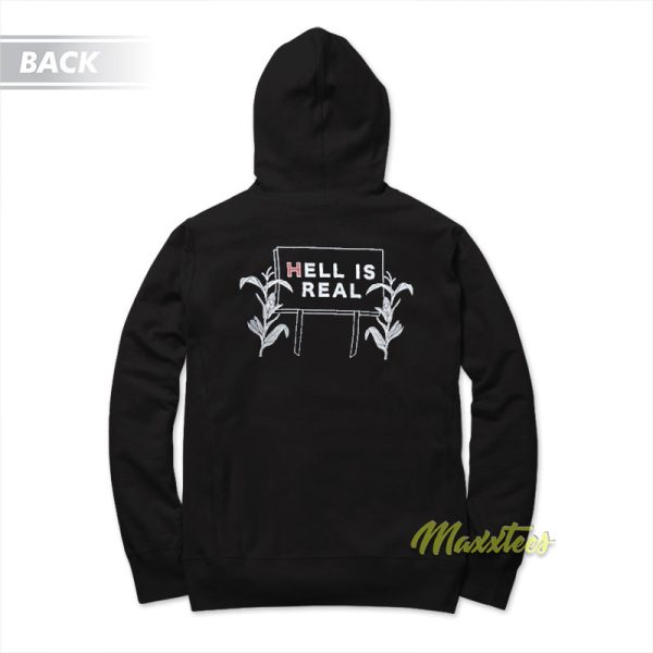 Hell Is Real Corn Hoodie