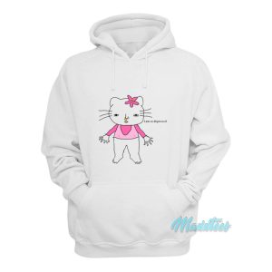 Hello Kitty I Am So Depressed Hoodie 1