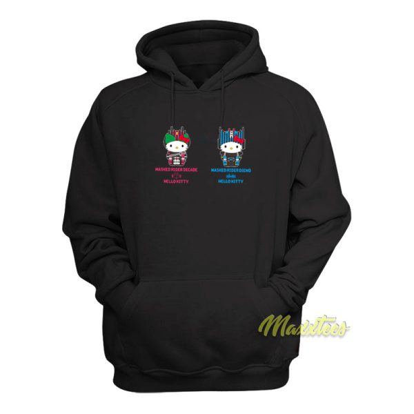 Hello Kitty X Kamen Rider Couple Hoodie