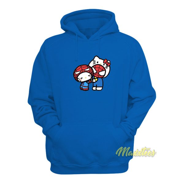 Hello Kitty and Spiderman Hoodie