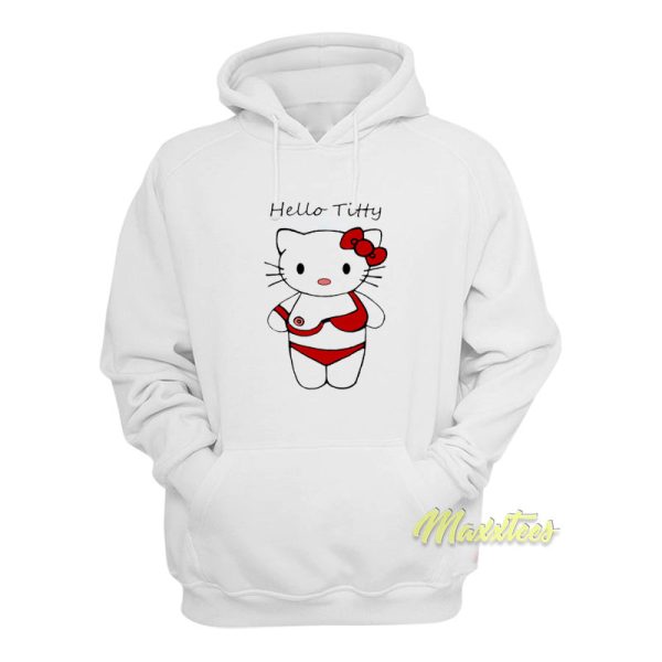 Hello Titty Funny Hello Kitty Hoodie