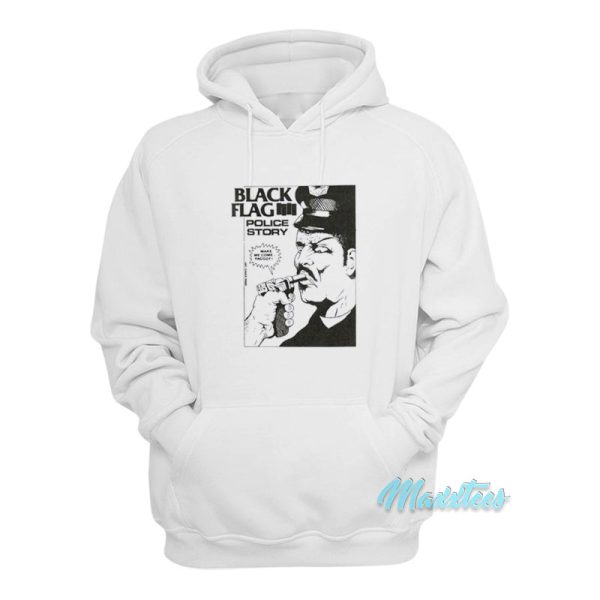 Henry Rollins Black Flag Police Story Hoodie