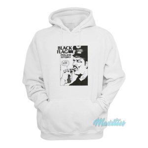 Henry Rollins Black Flag Police Story Hoodie
