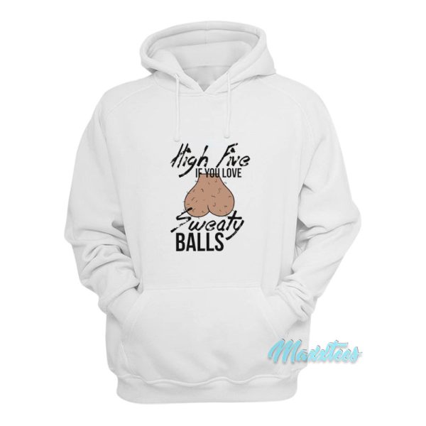 High Five If You Love Sweaty Balls Hoodie