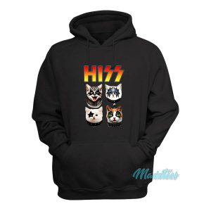 Hiss Kiss Cat Hoodie 1