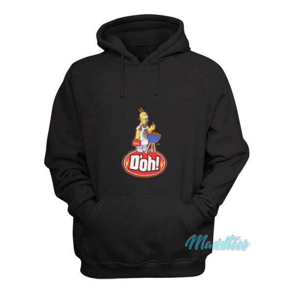 Homer Simpsons Kiss The Chef D’oh Hoodie