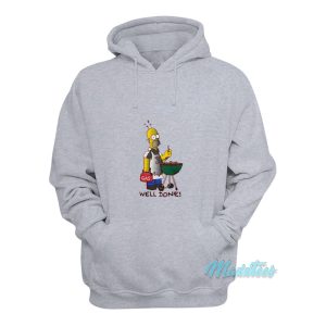 Homer Simpsons Kiss The Chef Well Done Hoodie 1