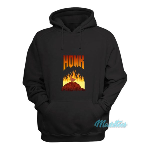 Honk Goose Game Fire Hoodie