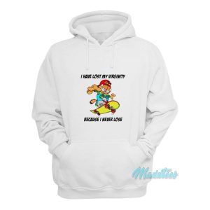 I Have Lost My Virginity Garfield Hoodie 1