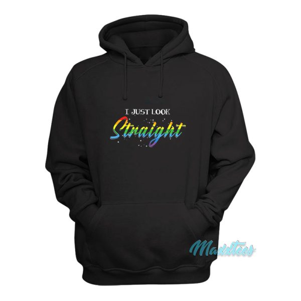 I Just Look Straight Pride Hoodie