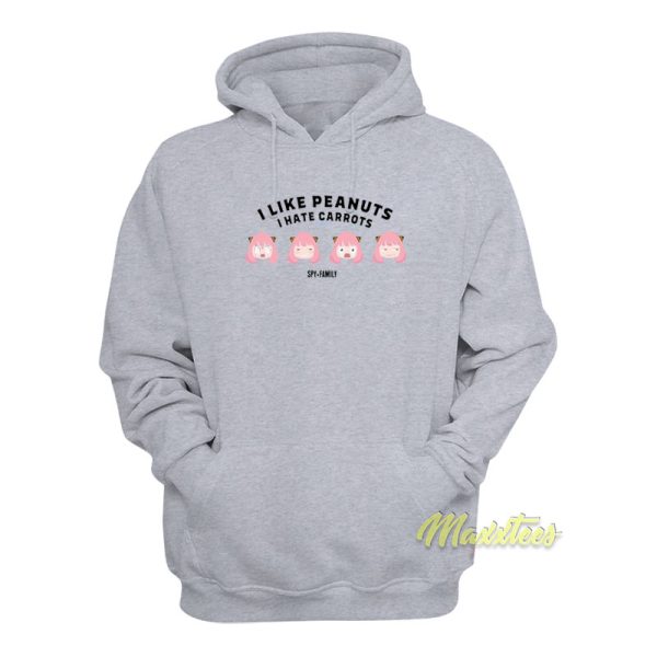 I Like Peanuts I Hate Carrots Hoodie