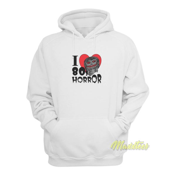 I Love 80s Horror Unisex Hoodie