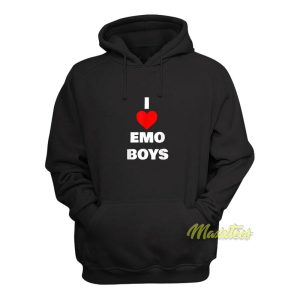 I Love Emo Boys Hoodie 1