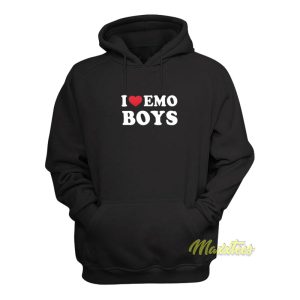 I Love Emo Boys Unisex Hoodie 1