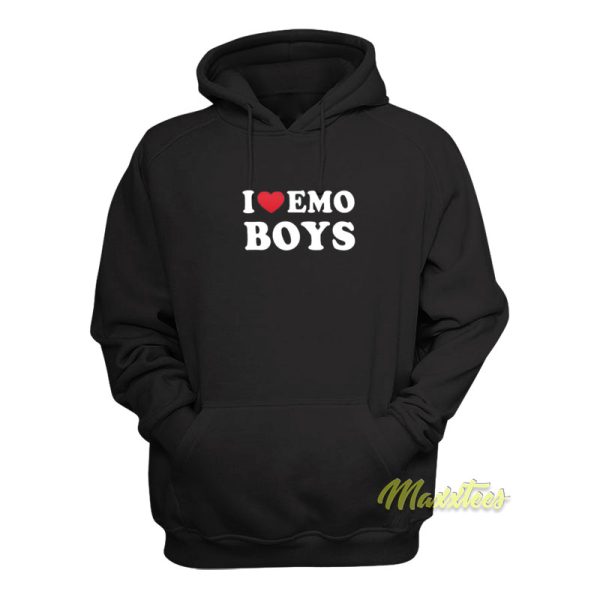 I Love Emo Boys Unisex Hoodie