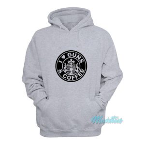 I Love Guns And Coffee Starbucks Hoodie 2