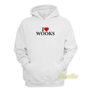 I Love Wooks Unisex Hoodie 2