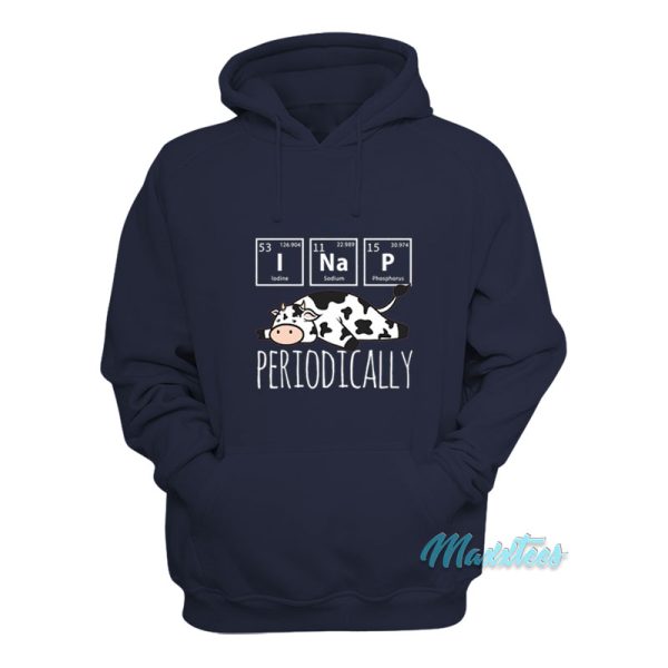 I Nap Periodically Cow Hoodie