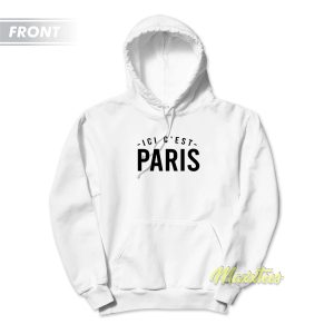 Ici C Est Paris Lionel Messi Hoodie 2