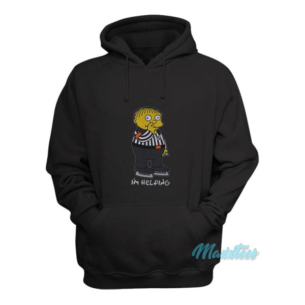 I’m Helping Ralph Wiggum Nose Picker Hoodie