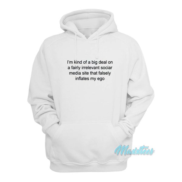 I’m Kind Of A Big Deal On A Fairly Irrelevant Social Hoodie