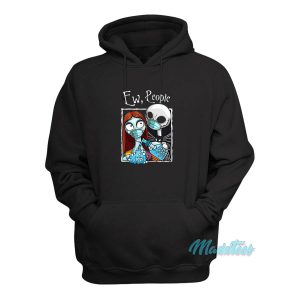 Jack and Sally Wearing Hand Sanitizer Hoodie 1
