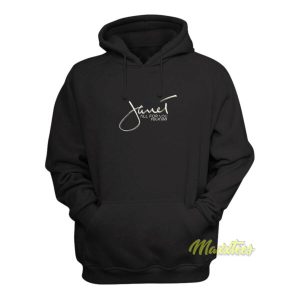 Janet Jackson Tour 2001 Hoodie 1 Janet Jackson Tour 2001 Hoodie 2
