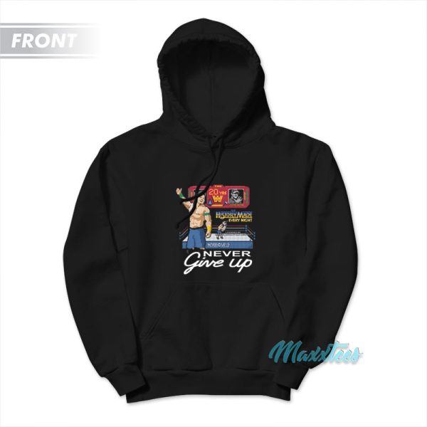 John Cena 20 Years Never Give Up Hoodie