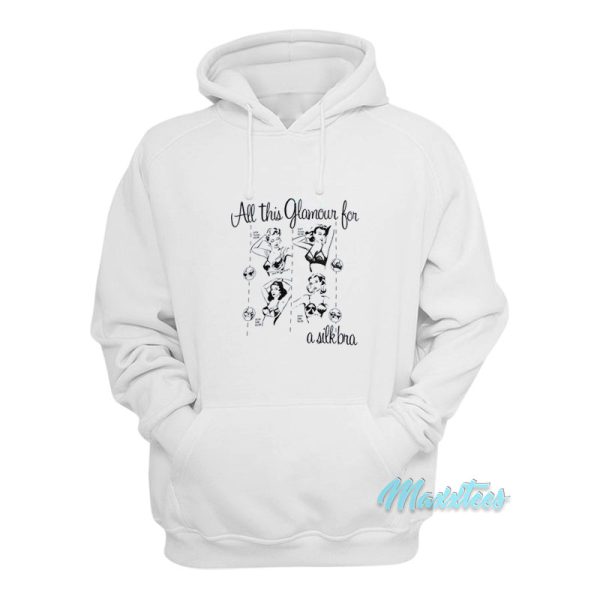 John Lennon All This Glamour For A Silk Bra Hoodie