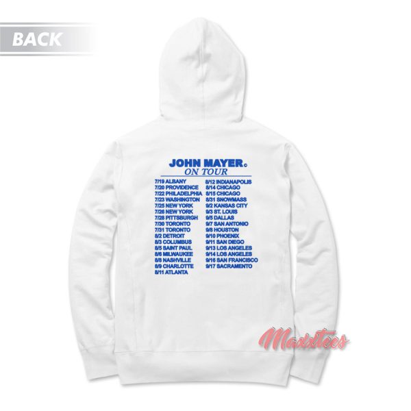 John Mayer Johnny Boy 2019 Tour Hoodie