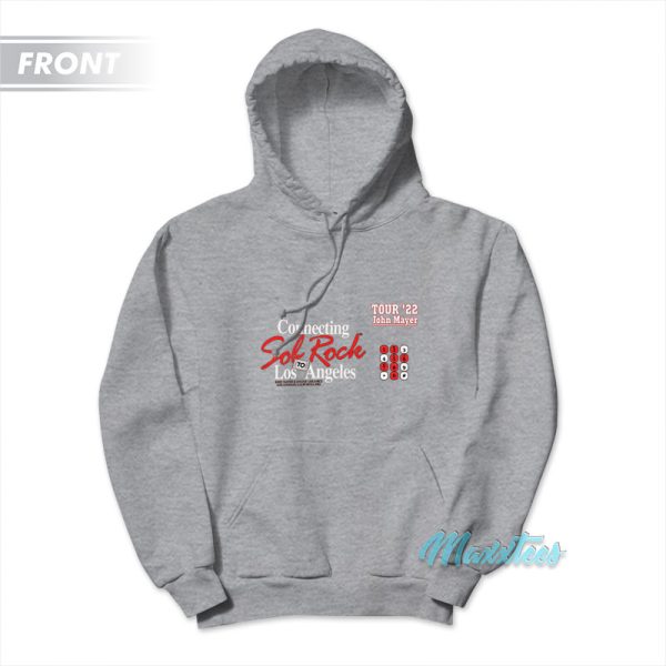 John Mayer Tour Sob Rock To Los Angeles Fax Hoodie