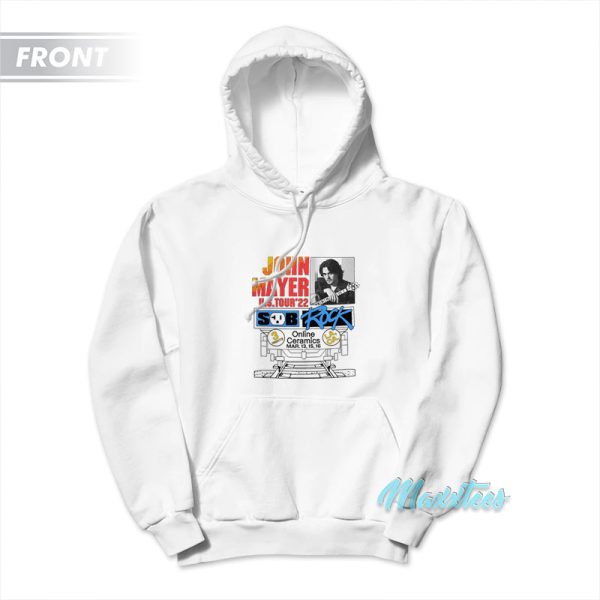 John Mayer US Tour 22 Sob Rock LA Train Hoodie