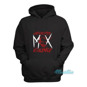 Jon Moxley Mox Face Unscripted Violence Hoodie 2
