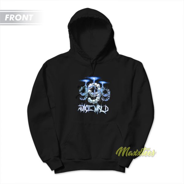 Juice Wrld 999 Club Lightning No Vanity Skull Hoodie