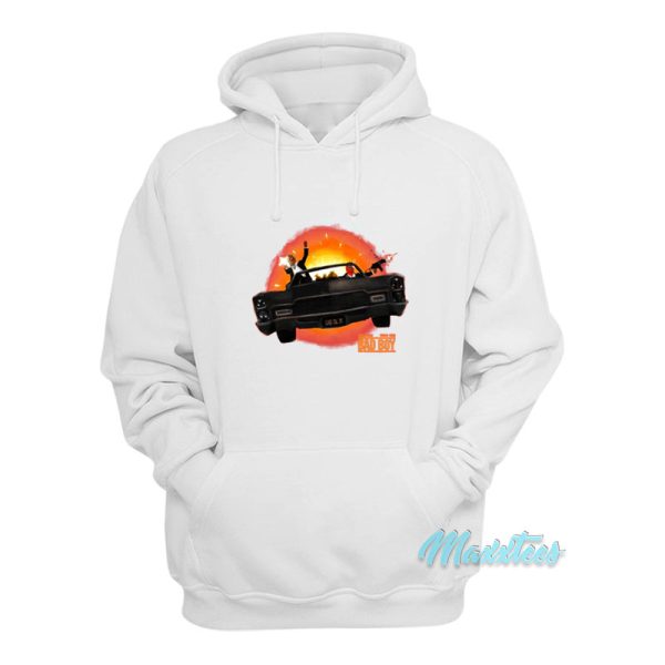 Juice Wrld Bad Boy Futuristic Ride Hoodie