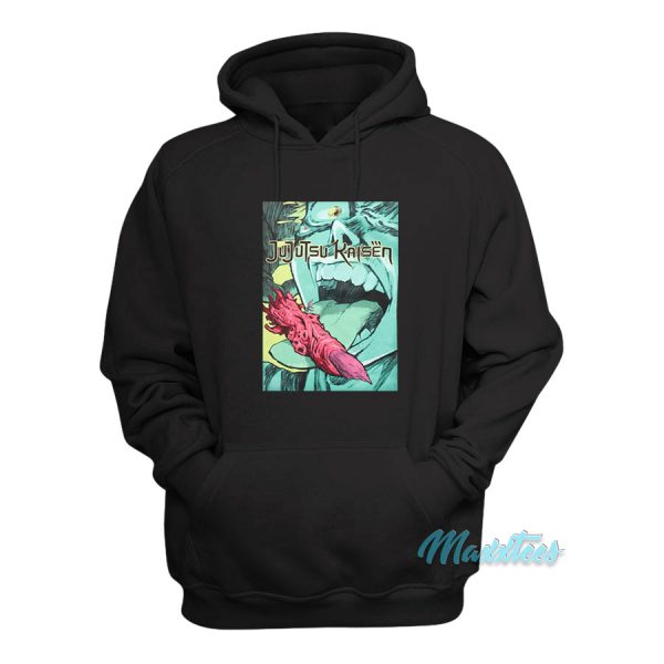 Jujutsu Kaisen Itadori Eating Finger Hoodie