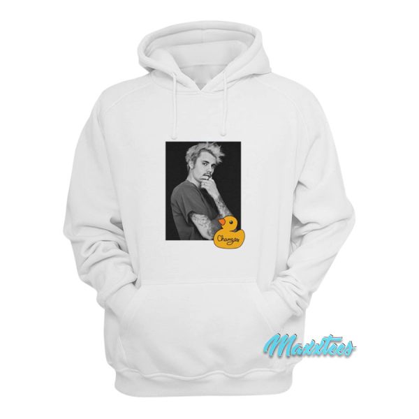 Justin Bieber Changes Duck Photo Hoodie