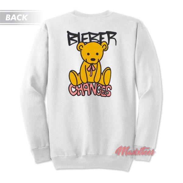 Justin Bieber Changes Duck &amp Bear Sweatshirt