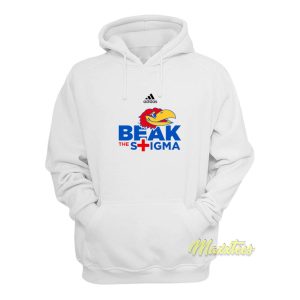 Kansas Jayhawks Beak The Stigma Hoodie 1