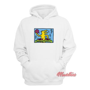 Keith Haring DJ Dog Hoodie 1