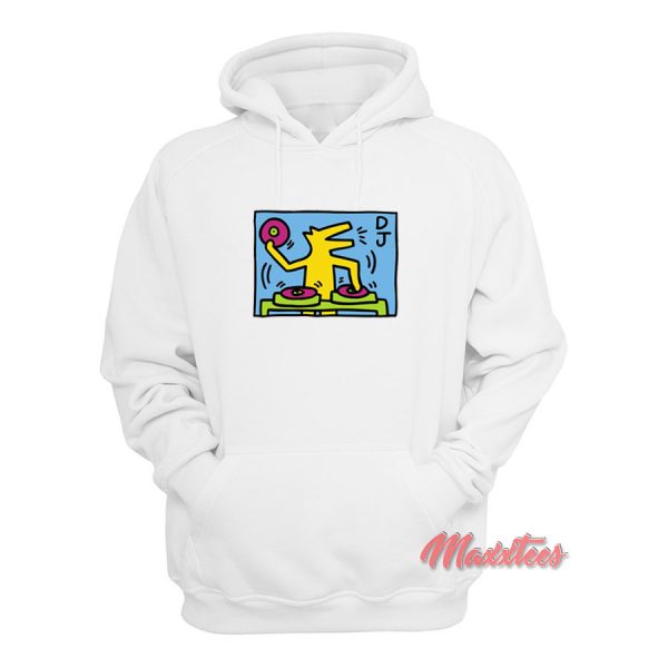 Keith Haring DJ Dog Hoodie