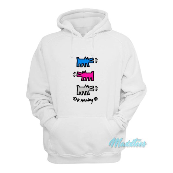 Keith Haring Dog Hoodie